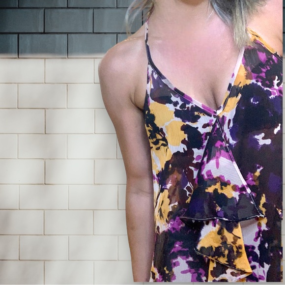 Express Floral Racerback Cami - Picture 2 of 8